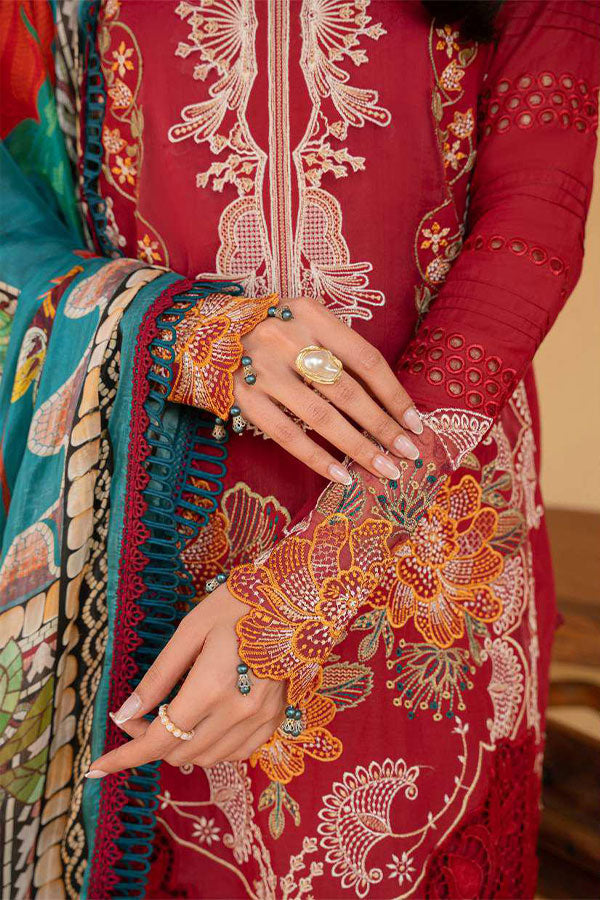 Saira Rizwan Luxury Unstitched Lawn'25 SRL#02 (Manon)