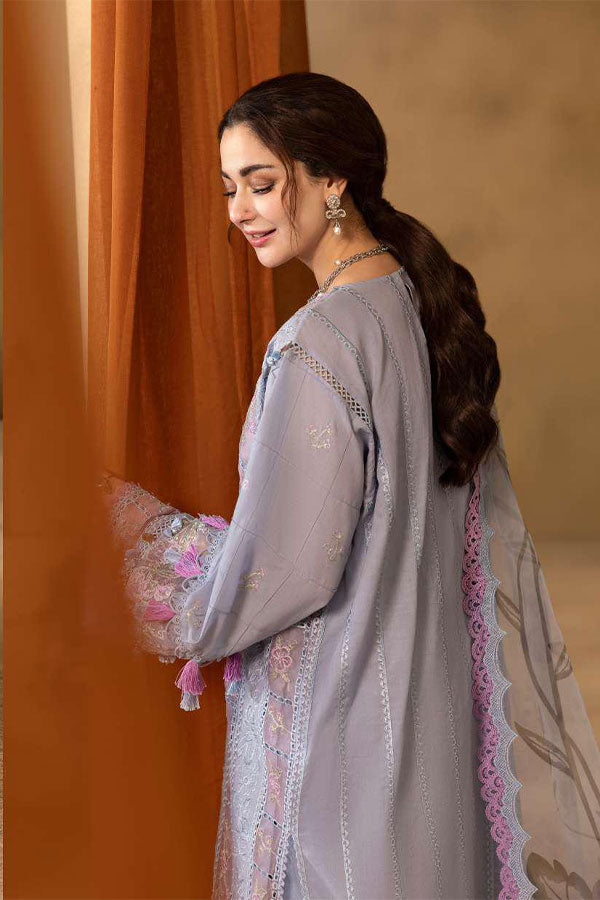 Saira Rizwan Luxury Unstitched Lawn'25 SRL#03 (Edrina)