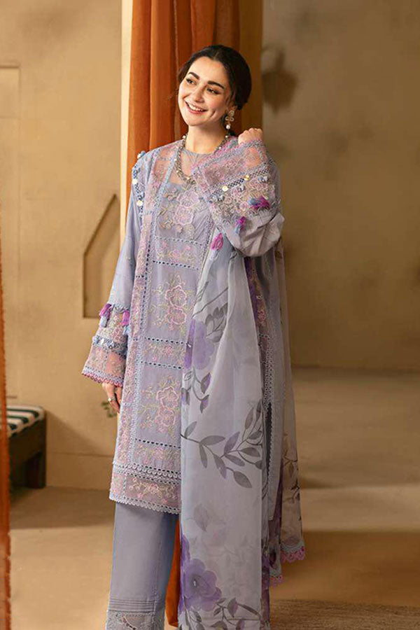 Saira Rizwan Luxury Unstitched Lawn'25 SRL#03 (Edrina)