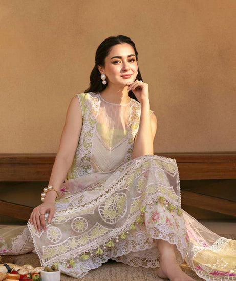 Saira Rizwan Luxury Unstitched Lawn'25 SRL#05 (Vera)