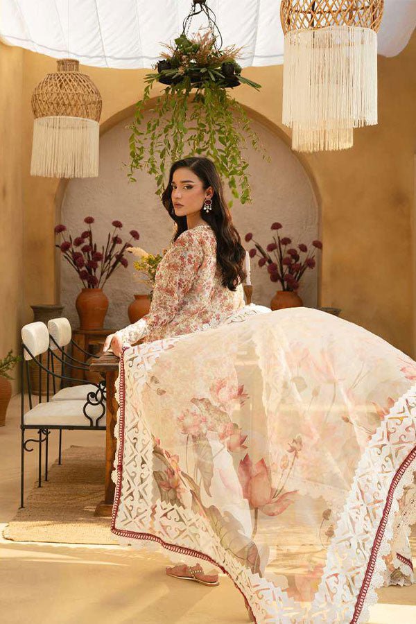 Saira Rizwan Luxury Unstitched Lawn'25 SRL#06 (Maya)