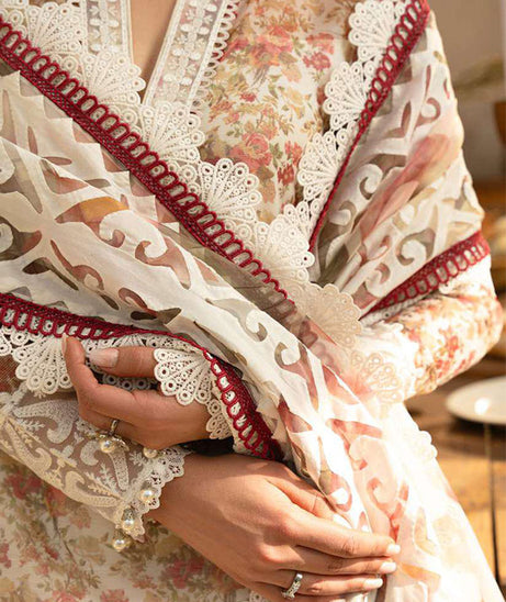 Saira Rizwan Luxury Unstitched Lawn'25 SRL#06 (Maya)