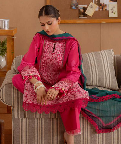 Saira Rizwan Unstitched Lawn`25 SRL#01 B