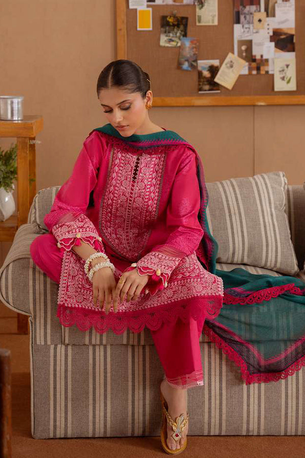 Saira Rizwan Unstitched Lawn`25 SRL#01 B