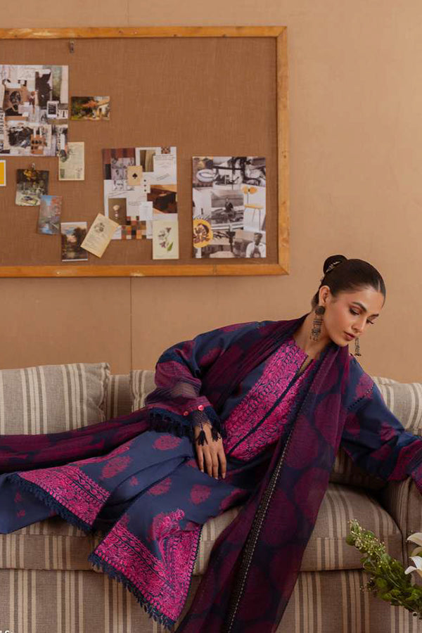 Saira Rizwan Unstitched Lawn`25 SRL#01 A