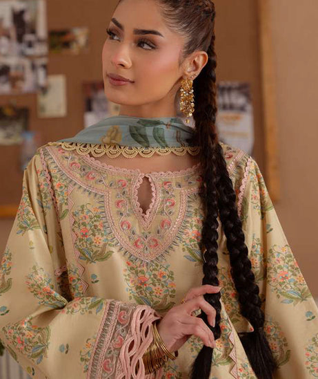 Saira Rizwan Unstitched Lawn`25 SRL#02 A