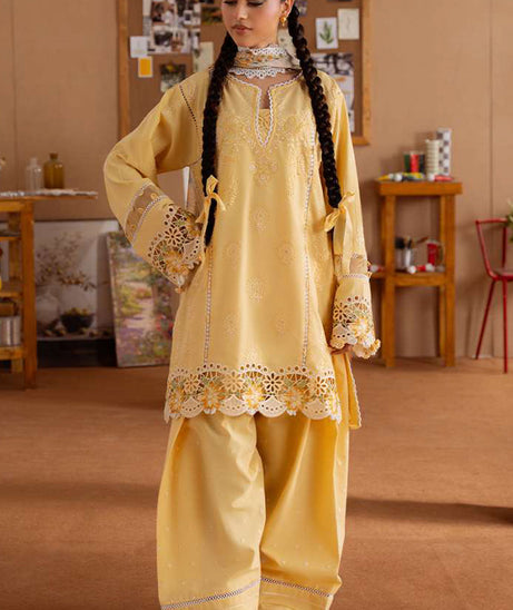 Saira Rizwan Unstitched Lawn`25 SRL#04 A