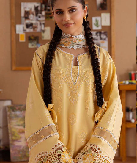Saira Rizwan Unstitched Lawn`25 SRL#04 A