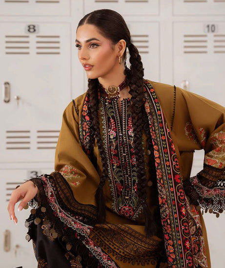 Saira Rizwan Unstitched Lawn`25 SRL#06 A
