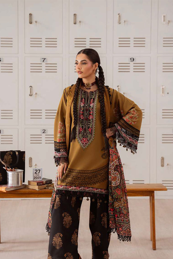 Saira Rizwan Unstitched Lawn`25 SRL#06 A