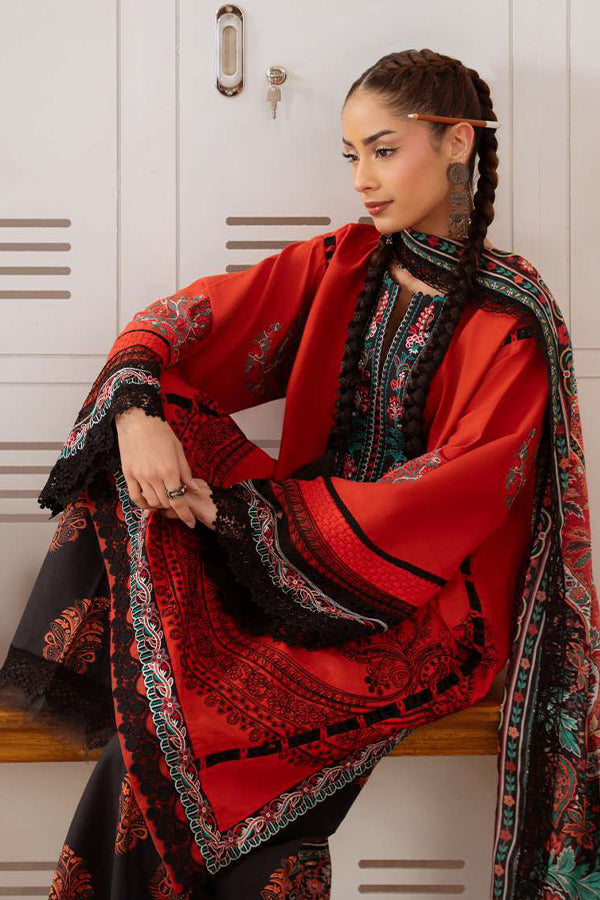 Saira Rizwan Unstitched Lawn`25 SRL#06 B