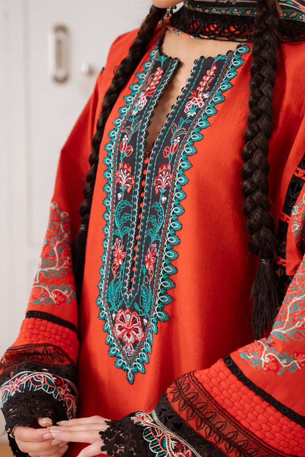 Saira Rizwan Unstitched Lawn`25 SRL#06 B