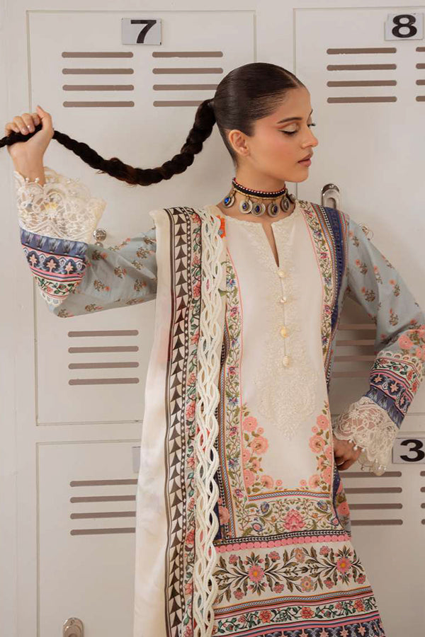 Saira Rizwan Unstitched Lawn`25 SRL#07 B