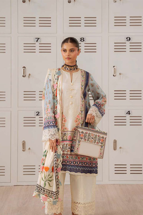 Saira Rizwan Unstitched Lawn`25 SRL#07 B