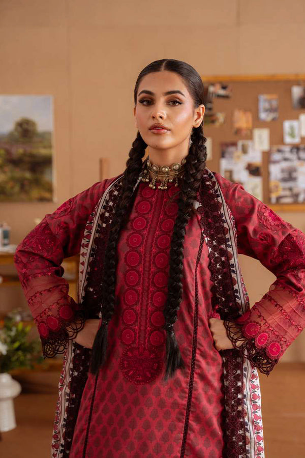 Saira Rizwan Unstitched Lawn`25 SRL#08 A
