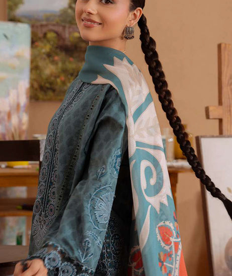 Saira Rizwan Unstitched Lawn`25 SRL#08 B
