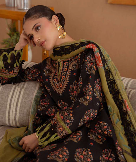 Saira Rizwan Unstitched Lawn`25 SRL#02 B