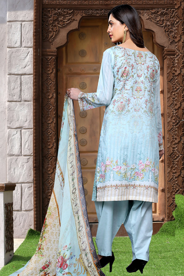 Sana Lakhany Emb Lawn'23 V#1 (Cream)