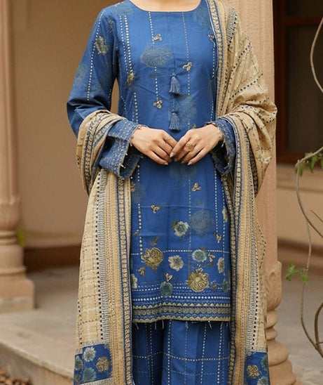 Sana & Sara Print Khaddar`25 D#230