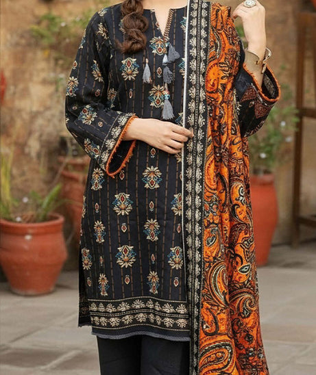 Sana & Sara Print Khaddar`25 D#250