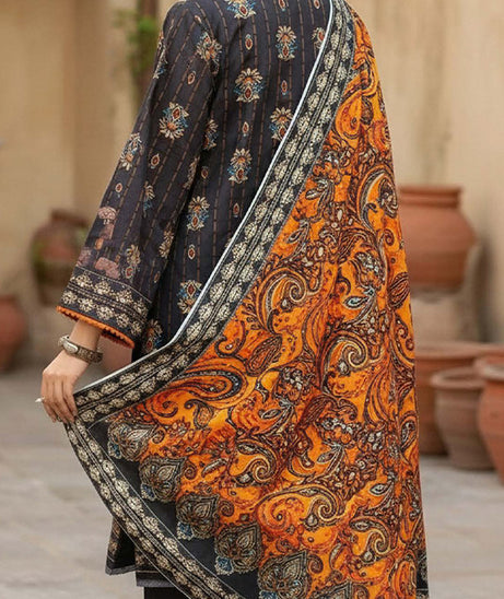 Sana & Sara Print Khaddar`25 D#250