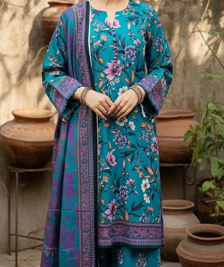Sana & Sara Print Khaddar`25 D#255