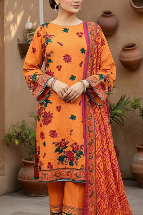 Sana & Sara Print Khaddar`25 D#257