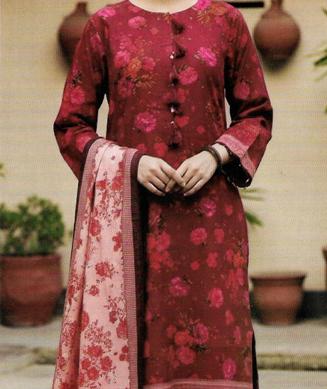 Sana & Sara Print Khaddar`25 D#276