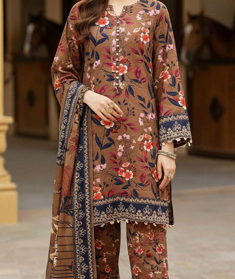 Sana & Sara Print Khaddar`25 D#278