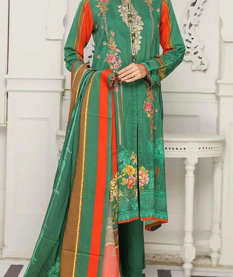 Sanam Saeed Print Emb Viscose`20 D#05