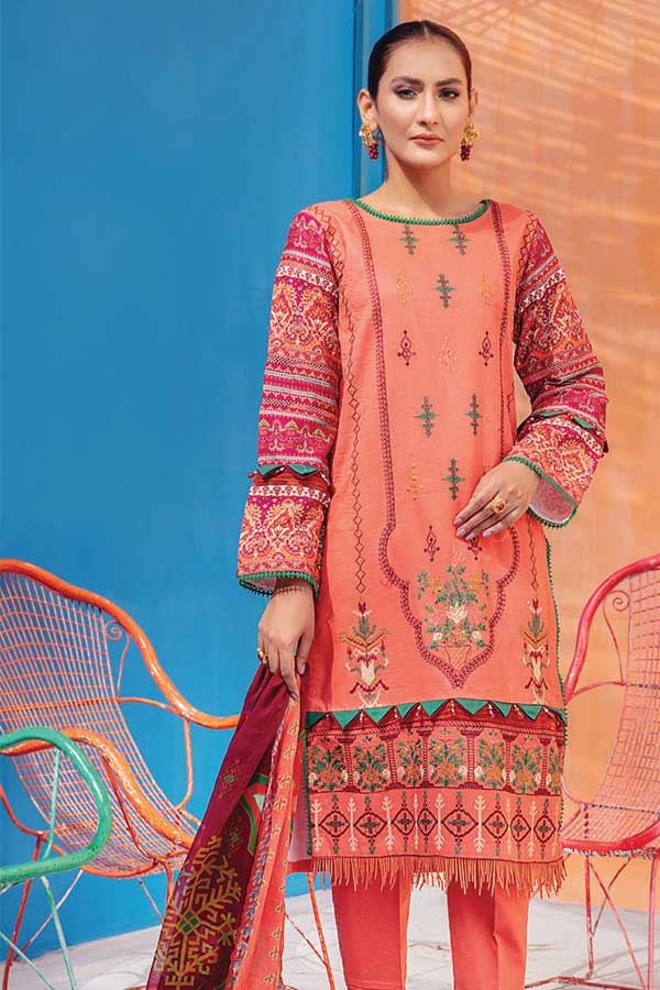 Sanam Saeed Rangoli Lawn'23 D#10