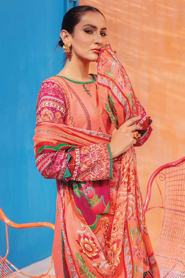 Sanam Saeed Rangoli Lawn'23 D#10