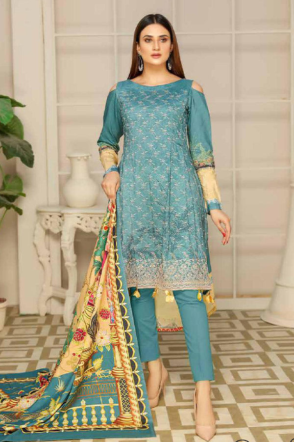 Sanam Saeed Linen Collection`20 D#04