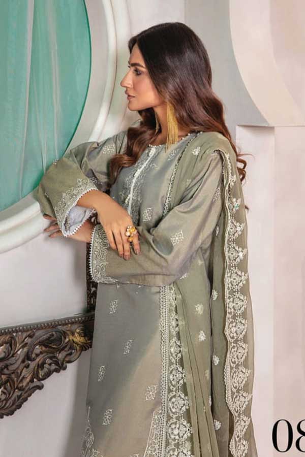 Sanam Saeed Zarish Lawn'23 D#08