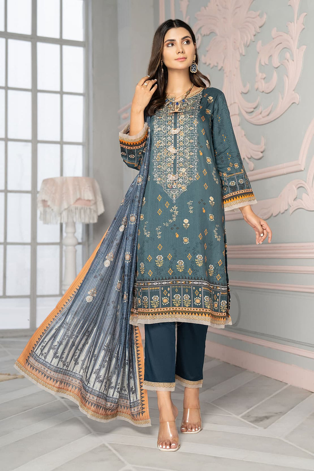 Sandali Emb Viscose`22 D#6971