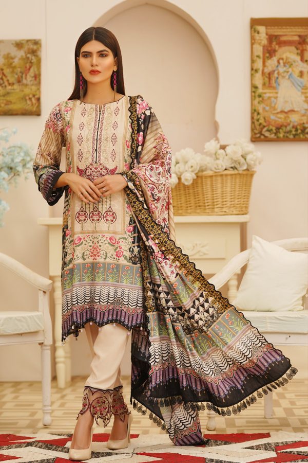 Sanoor Digital Print Linen`20 D#227