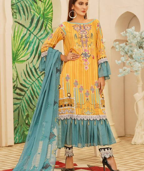 Sanoor Digital Print Linen`20 D#230