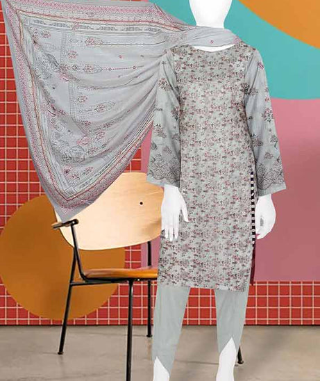 Saqaafah D/Emb Lawn`23 CA#8192 Grey