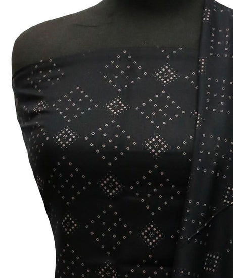Sar-E-Bazam Pashmina Print`22 D#03 Black