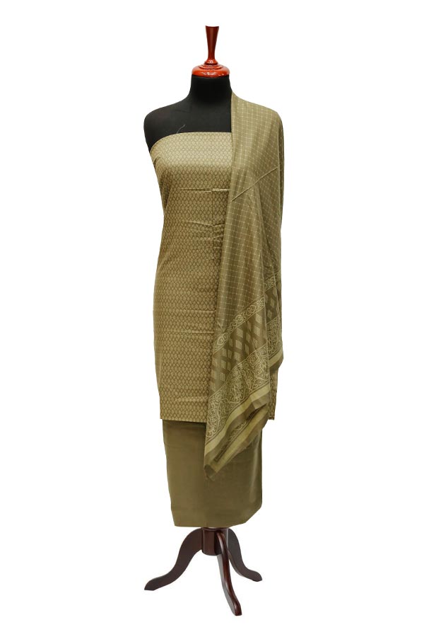 Sar-E-Bazam Pashmina Print`22 D#07 M-Green