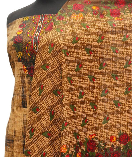 Satrangi Classic Linen`21 D#3 (CH-Brown)