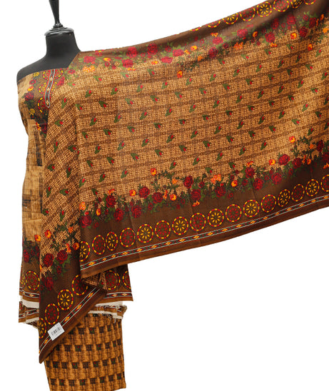 Satrangi Classic Linen`21 D#3 (CH-Brown)