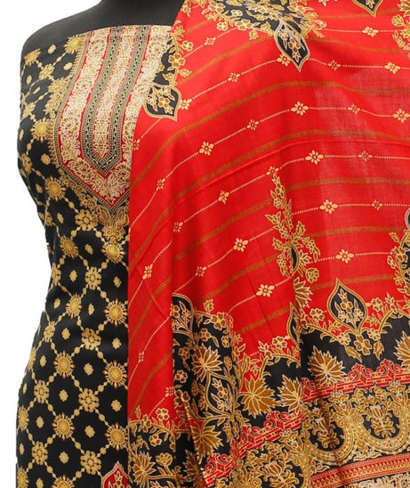 Satrangi Classic Linen`21 D#353 (Black)