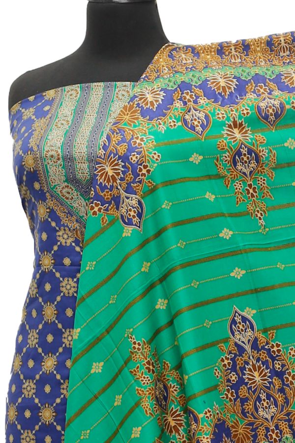 Satrangi Classic Linen`21 D#353 (Blue)