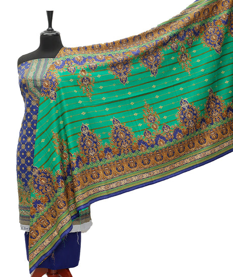 Satrangi Classic Linen`21 D#353 (Blue)