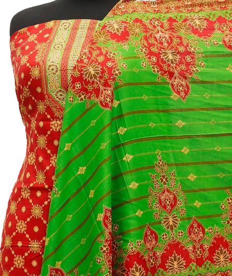 Satrangi Classic Linen`21 D#353 (Red)