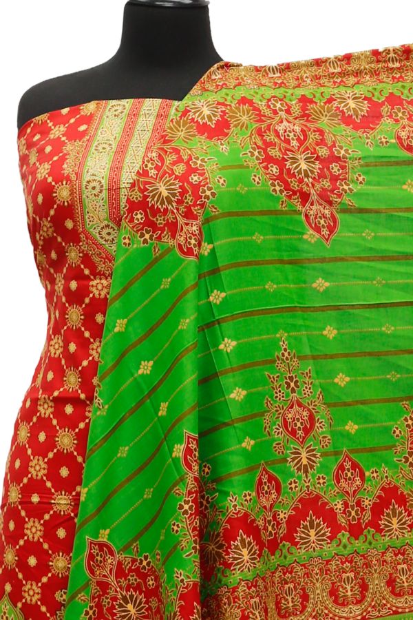 Satrangi Classic Linen`21 D#353 (Red)