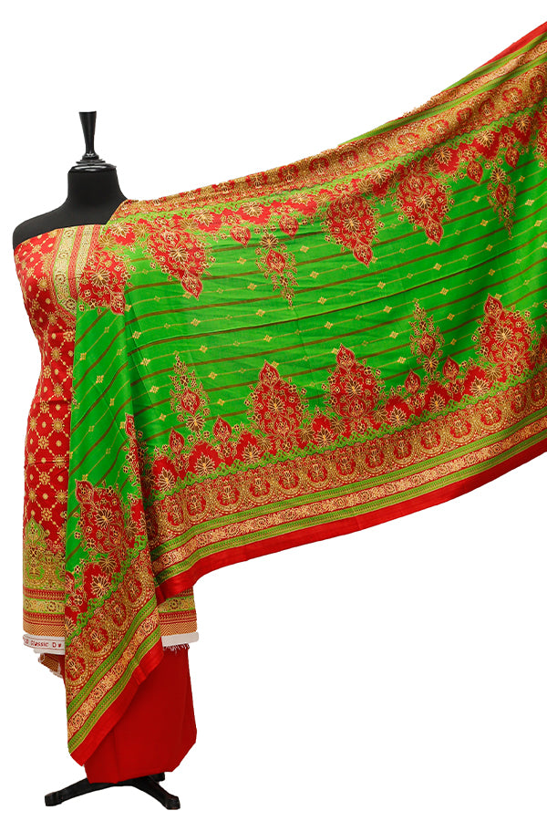 Satrangi Classic Linen`21 D#353 (Red)