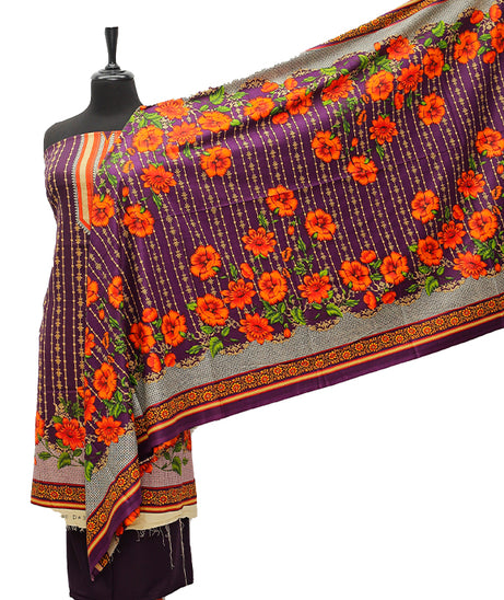 Satrangi Classic Linen`21 D#357 (Purple)