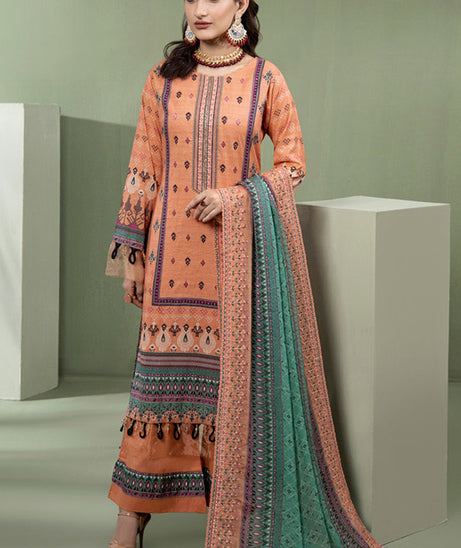 Schick Kinara DP Lawn'23 V#2 (L Peach)